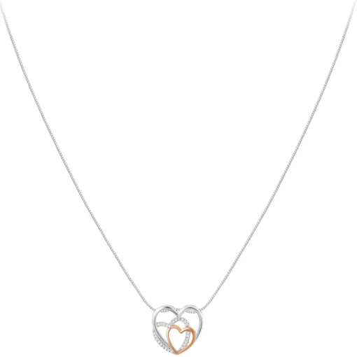Collier Femme So Charm - B3297 - Collier Coeur Argenté