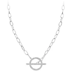 Collier Femme So Charm - B2751-ARGENT - Collier Mode Argenté