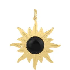 Collier Femme So Charm - B3180-DORE+B3383-DORE-ONYX Doré
