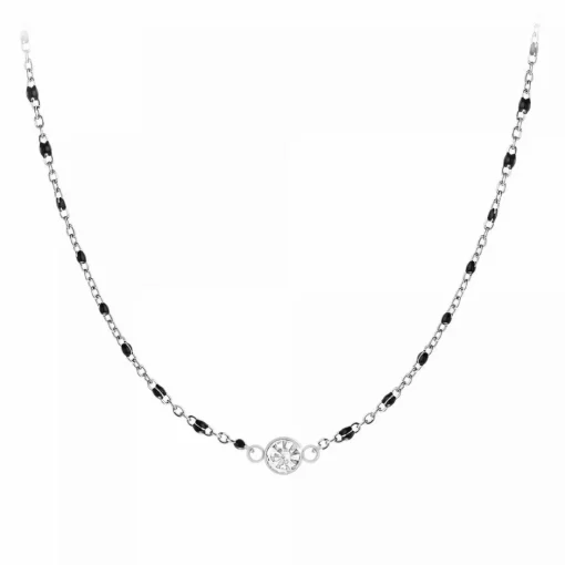 Collier femme So Charm - B2405-ARGENT Acier Argent