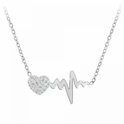 Collier femme So Charm - B2757-COLLIER-ARGENT Acier Argent