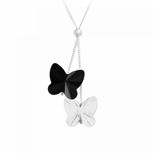 Collier Femme So Charm - BS161-SN016-JET-CRYS Métal Argent