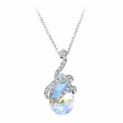 Collier femme So Charm - BS1435-BLANC Métal Argent