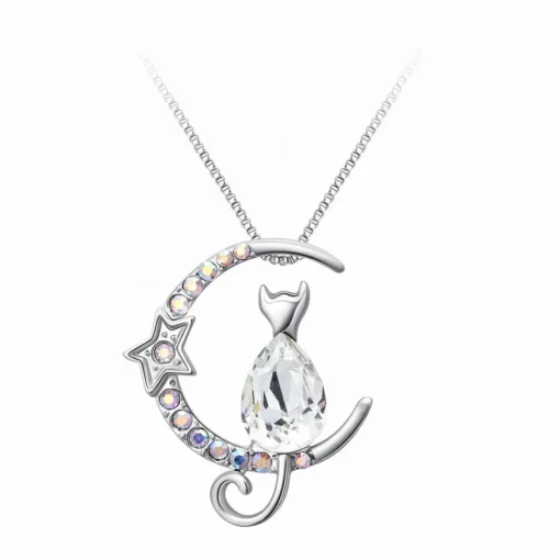 Collier femme So Charm - BS1542-CRYS Métal Argent