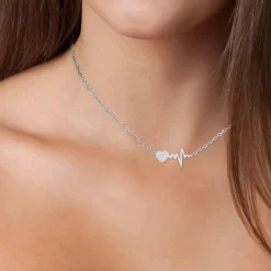 Collier femme So Charm - B2757-COLLIER-ARGENT Acier Argent