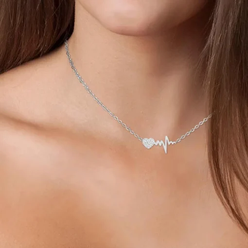 Collier femme So Charm - B2757-COLLIER-ARGENT Acier Argent
