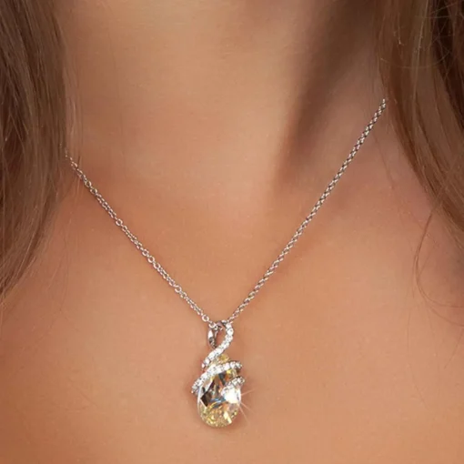 Collier femme So Charm - BS1435-BLANC Métal Argent