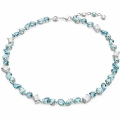 Collier Femme Swarovski 5666007 Gema ALL ARD - BLU/RHS
