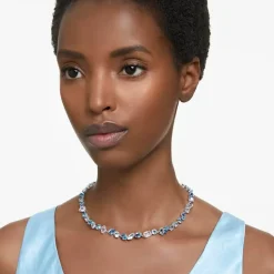 Collier Femme Swarovski 5666007 Gema ALL ARD - BLU/RHS