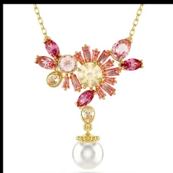 Collier Femme Swarovski Gema Pearl - 5688490 rose,doré