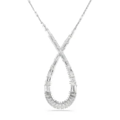 Collier Femme Swarovski Hyperbola L - 5679438 blanc,argent
