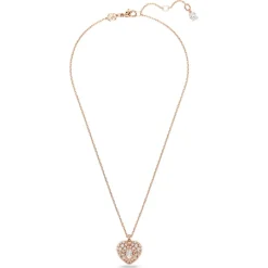Collier Femme Swarovski Hyperbola Heart Wh - 5680402 rose,doré