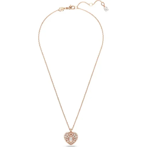 Collier Femme Swarovski Hyperbola Heart Wh - 5680402 rose,doré