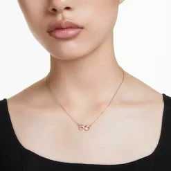 Collier Femme Swarovski Hyperbola Pave - 5684084 blanc,doré