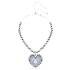 Collier Femme Swarovski Hyperbola Heart Large - 5680645 bleu,argent