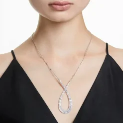Collier Femme Swarovski Hyperbola L - 5679438 blanc,argent
