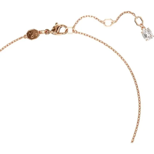 Collier Femme Swarovski Hyperbola Heart Wh - 5680402 rose,doré