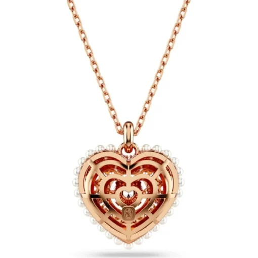 Collier Femme Swarovski Hyperbola Heart Wh - 5680402 rose,doré