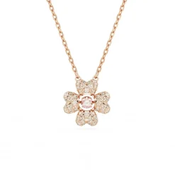 Collier Femme Swarovski Idyllia 5674211 - CZ CloverSilk/ROS