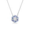 Collier Femme Swarovski Idyllia E - 5680013 bleu,argent