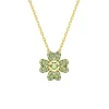 Collier Femme Swarovski Idyllia Dancing 5671144 - CZ Clover GRE/GOS