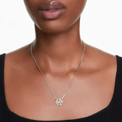 Collier Femme Swarovski Idyllia E - 5679939 jaune,argent