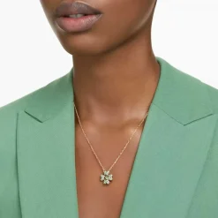 Collier Femme Swarovski Idyllia Dancing 5671144 - CZ Clover GRE/GOS