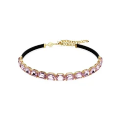 Collier Femme Swarovski Millenia - 5720486 Violet Plaqué or