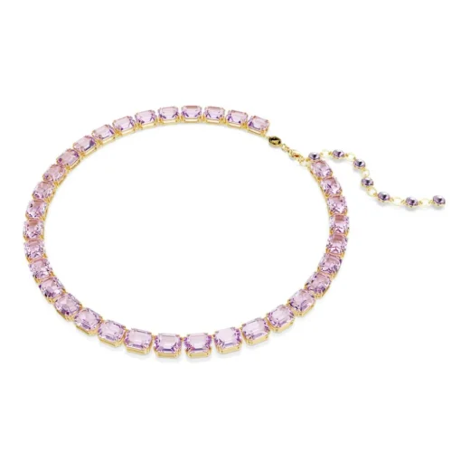 Collier Femme Swarovski Millenia - 5705754 Violet Plaqué or
