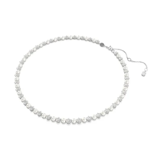 Collier Femme Swarovski Matrix Pearl - 5689623 Blanc Métal rhodié