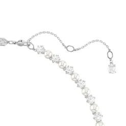 Collier Femme Swarovski Matrix Pearl - 5689623 Blanc Métal rhodié