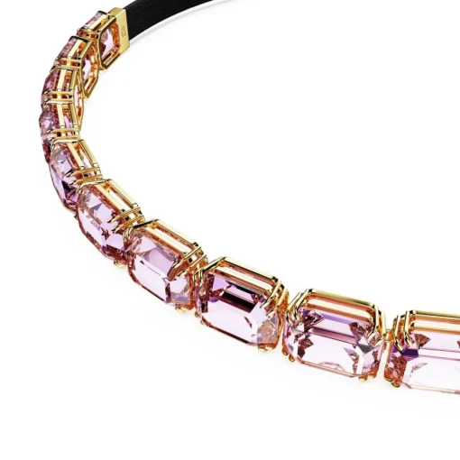 Collier Femme Swarovski Millenia - 5720486 Violet Plaqué or