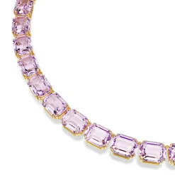 Collier Femme Swarovski Millenia - 5705754 Violet Plaqué or