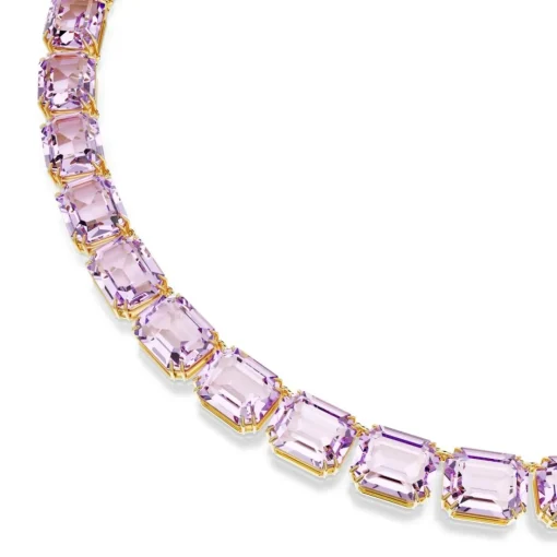 Collier Femme Swarovski Millenia - 5705754 Violet Plaqué or