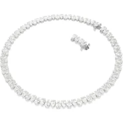 Collier Femme Swarovski Re Matrix - 5662277 blanc,argent