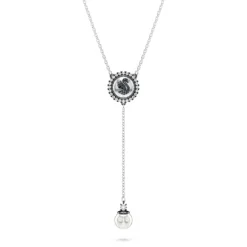 Collier Femme Swarovski Swan - 5681403 noir,argent