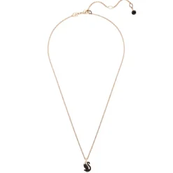 Collier Femme Swarovski Swan - 5678046 noir,doré rose