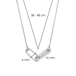 Collier Femme Ti Sento Bijoux 3966ZI - Argent