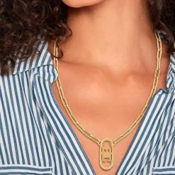 Collier Femme Tommy Hilfiger - 2780723 Acier Doré