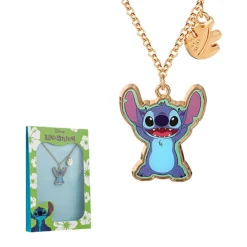Collier Fille Disney - Stitch & Breloque Doré