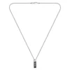 Collier Homme Boss Bijoux Kassy Emblem - 1580677 Acier Argent
