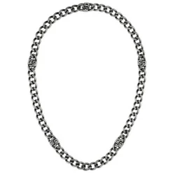 Collier Homme Boss Bijoux Double B Absolute - 1580744 Acier