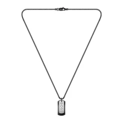 Collier Homme Boss Bijoux Devon - 1580577 Acier Noir
