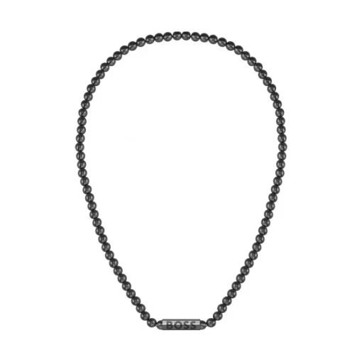 Collier Homme Boss Bijoux Sphere Metal - 1580657 Acier Noir