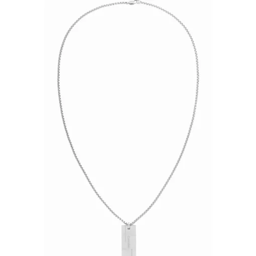 Collier Homme Calvin Klein Bijoux - 35000058 Acier Argent