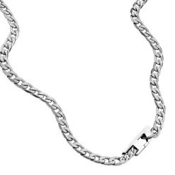 Collier Homme Diesel Bijoux - DX1497040 - Acier Argent
