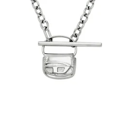 Collier Homme Diesel Bijoux Acier Classique - DX1593040 Acier inoxydable