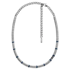 Collier Homme Diesel Bijoux Acier Classique - DX1576931 Hématite