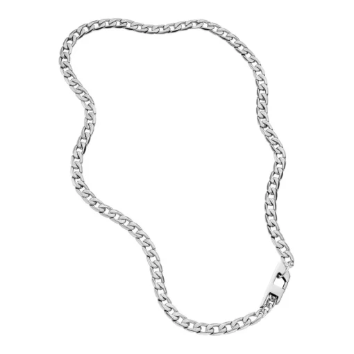 Collier Homme Diesel Bijoux - DX1497040 - Acier Argent