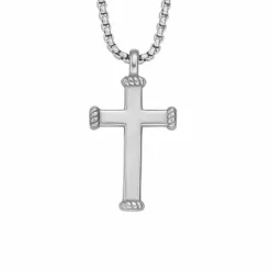 Collier Homme Fossil Bijoux Meaninful Moments - JF04401040 Acier Argent